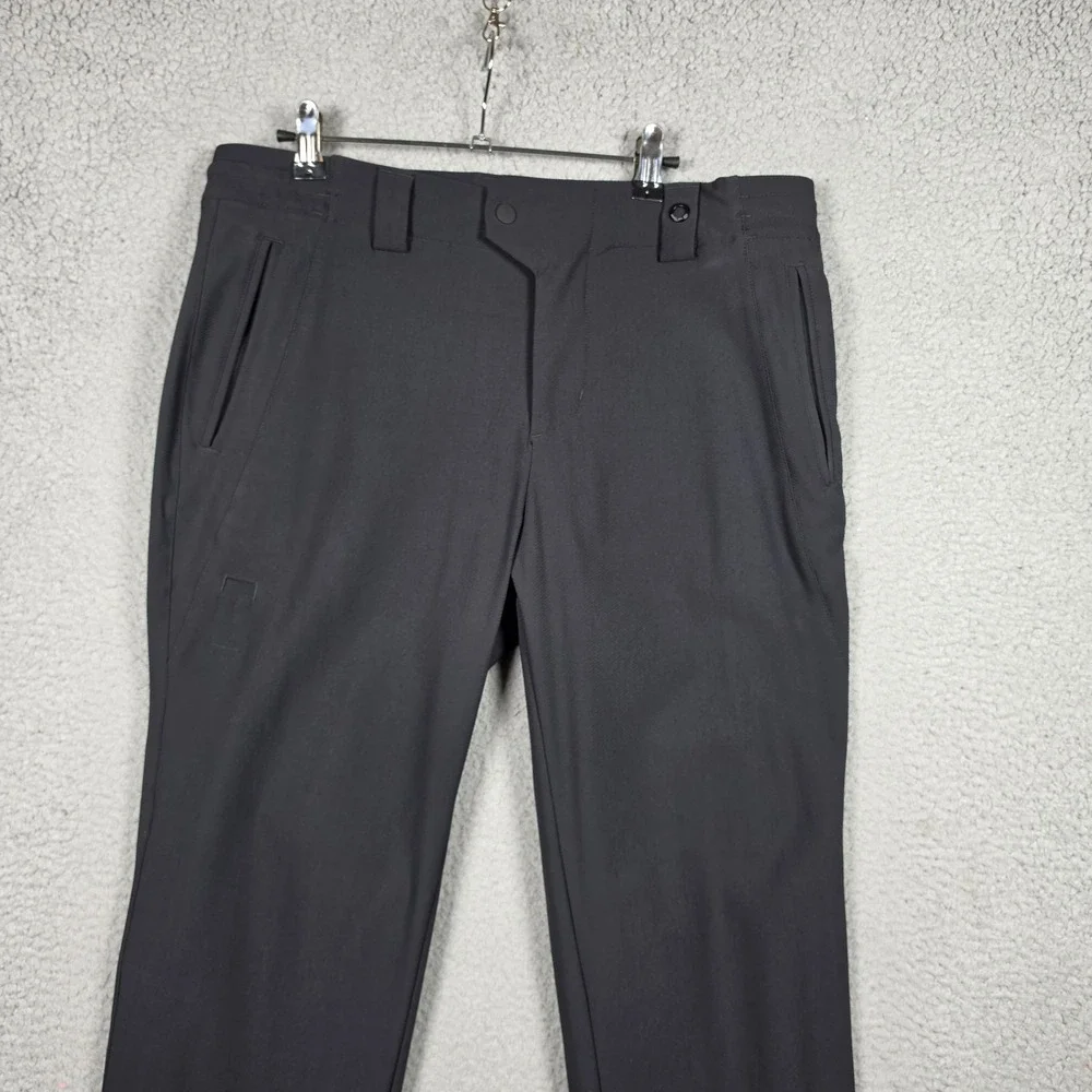 Adidas Golf Pants Mens 33x30 Black Slim Fit Go To Winds Jogger Textured Slim Fit